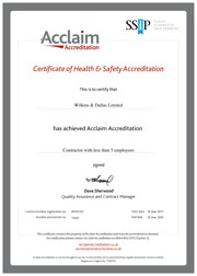 CHAS Certificate 2016/17